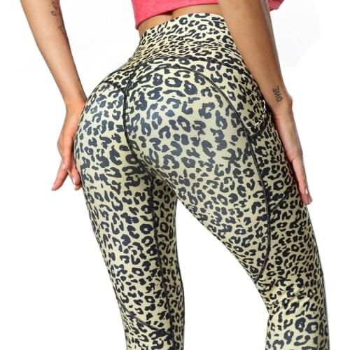 Ankle-Length Yoga Pants Female Camouflage Leopard Print Quick Dry Breathable Exercise Pants Gym Accessories Women Legging