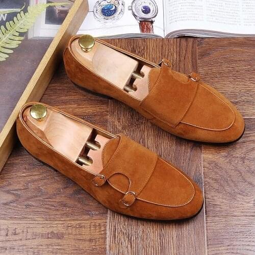 Ch.kwok Men's Suede Shoes