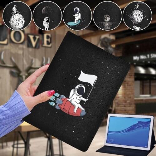 For Huawei MediaPad M5 10.8"/M5 Lite 10.1"/M5 10.8"/T5 10.1/T3 10 9.6/T3 8.0 High Quality Pu Leather Tablet Case Cover+Stylus