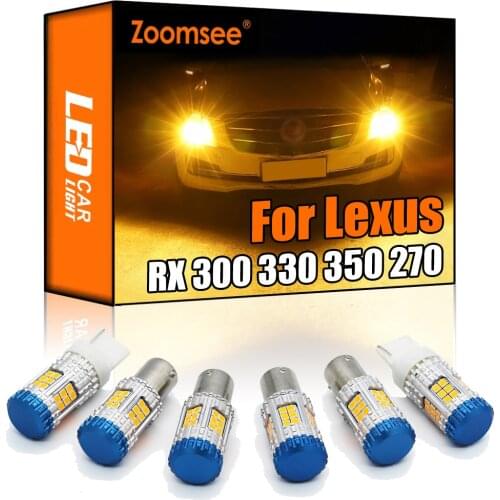 Zoomsee Canbus For Lexus RX 300 330 350 270 400h 450h 1998-2020 No Hyper Flash Error Auto LED Turn Signal Light Indicator Bulb