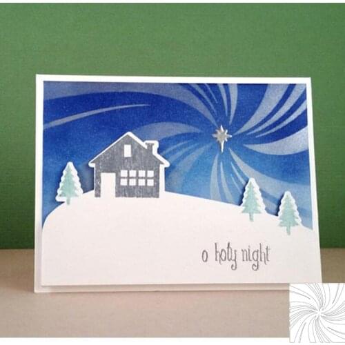 Spiral Pattern Stencil for DIY Scrapbooking New 2019 DIY Paper Cards Making Craft Fun Plastic Templates Decoration Embellishment