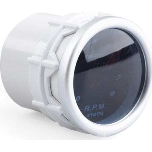 52mm Electrical Car Engine Speed Pointer Tachometer Tacho Gauge Meter Tester 0~8000 RPM Counter for 4/6/8 Cylinder Durable