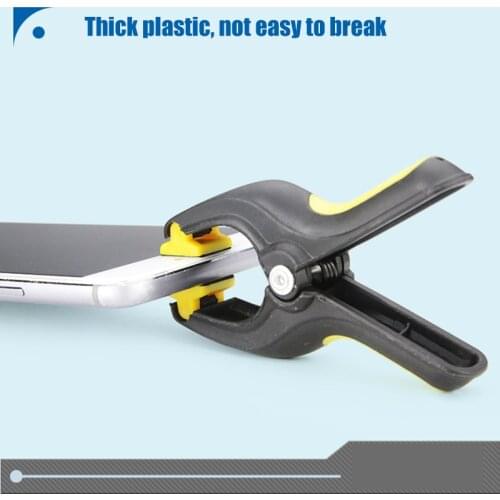 4pcs/set 3.3" Universal Plastic Clip Fixture LCD Screen Fastening Clamp for iPhone Samsung iPad Tablet Cell Phone Repair Tool