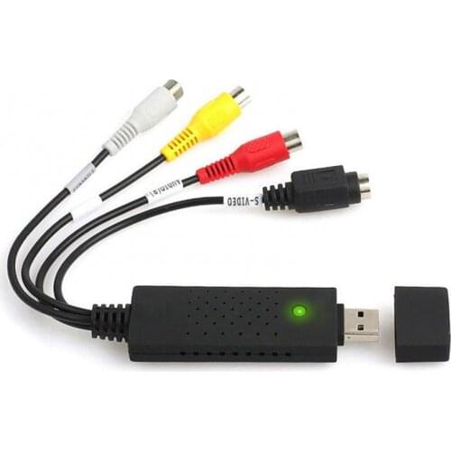 BLUELANS USB 2.0 Video Audio VHS to DVD HDD Converter Capture Card Scart RCA Adapter