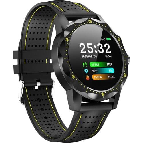 Full touch screen Smart watch waterproof Bluetooth Sport fitness tracker Men Smartwatch For IOS Android Phone Exercise heart rat