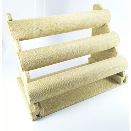 Ozer Box 3'lü Suede Bracelet, Watch and Clamp Stand Wire Mesh