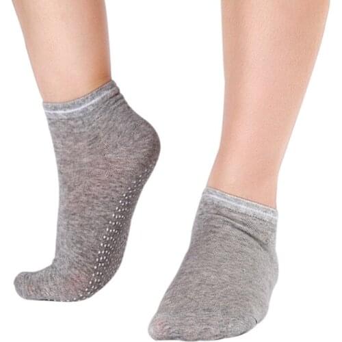 Women Fitness Cotton Gym Sports Socks Non Slip Massage Yoga Pilates Socks 12 Colors New Arrival