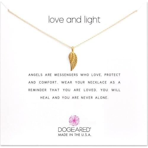 10PCS Alloy Metal Angel Wings Clavicle Pendant Necklace Personality Charm Chain Necklace Jewlery For Woman Girl Accessories