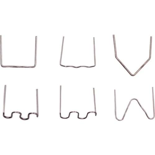 100PCS Staples Hot Stapler S V M Wave Pre-Cut Hot Staplers 0.6mm 0.8mm For Car Plastic Bumper Welding Repair Welder Dropshipping