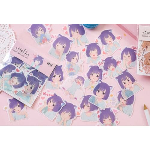 20packs/lot Lovely sticker Packs Mini Stickers Paper Adhesive Stickers For Kids DIY Scrapbooking Diary Photos Albums