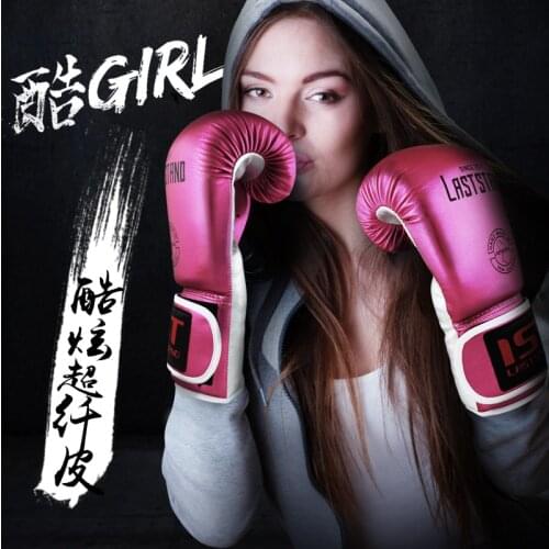 8-12 OZ Wholesale kick boxing gloves Muay Thai PU Leather Boxing Gloves Adult Women Men MMA Gym Training Grant Boxing Gloves