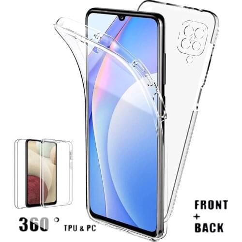 360 PC+TPU Case for Samsung Galaxy A32 4G SM-A325F A02 A022F A32 5G A52 A72 A12 A42 A02S A01 A11 A21S A31 A41 A51 A71 Full Cover