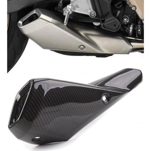 Real Carbon Fiber for Honda CB650R 2019 2020 2021 Exhaust Pipe Cover Heat Shield Protector Guard Anti-Scalding Shell