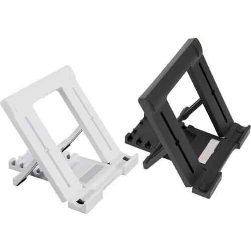 Eunaimee tablet pad phone stand table smartphone desk holder black white foldable portable 5 levers ajustable for 7inch to11inch