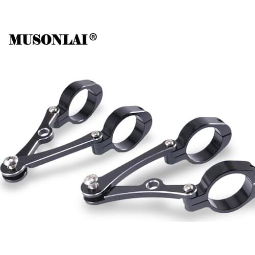 39mm-41mm CNC Motorcycle Headlight Turn Signals Mount Brackets Fork Tube Head Lamp Mount Clamp Light Support Mounting Holder