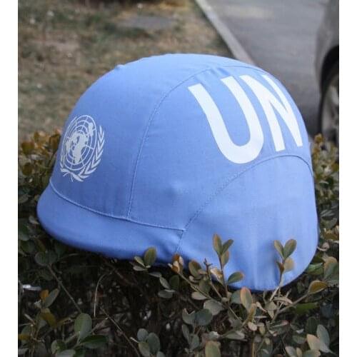 US UNITED NATIONS PEACEKEEPING FORCE TACTICAL M88 HELMET COVER soldier Military War Reenactments