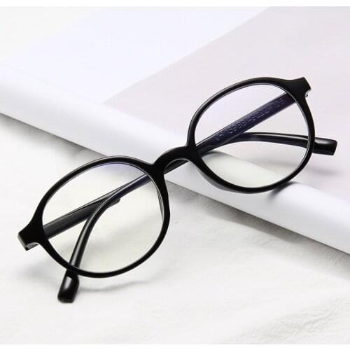 Vintage Women Round Frame Glasses Female Anti Blue Light Blocking Eyeglasses Hot Simple Gaming Glasses oculos feminino Gafas