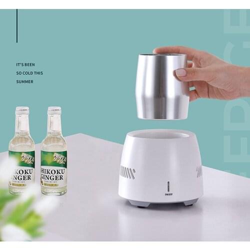 Drink Cooler Freezer Cup Electronic Extremely Portable Fast Cooling Cold Machine Smart Instant For Small Refrigerator Car/Home
