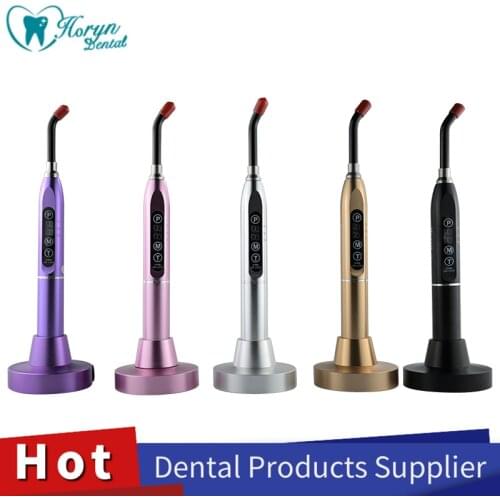 Premium Plus Cordless High Intensive Dental Metal Rainbow Led Curing Light Factory Directly Sale