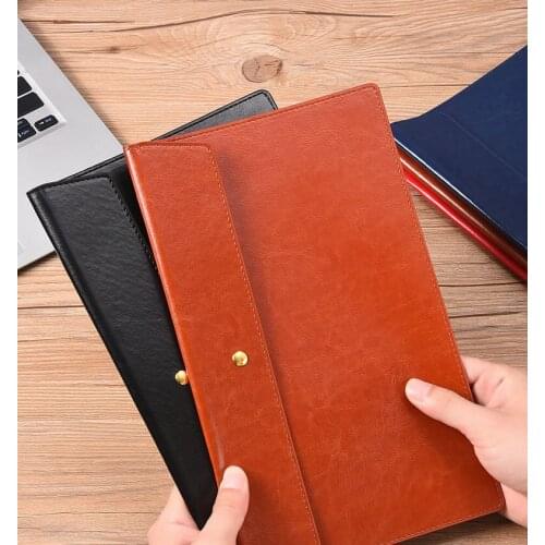 Simple Fashion Document Bag A4 Paper Organizer Document File Bag PU Leather Document Storage Bag