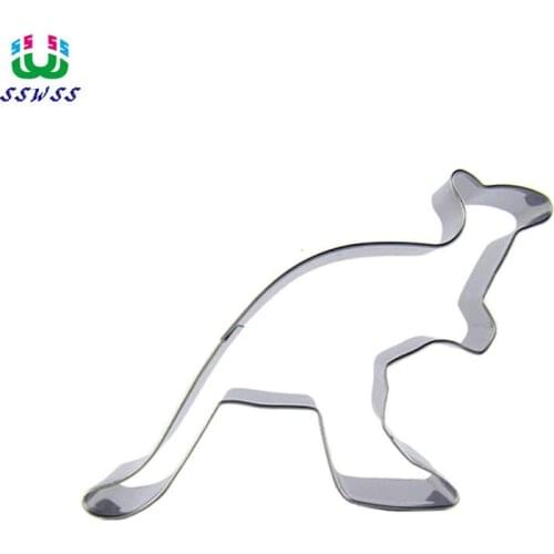 Direct Selling,Big Tail Big Kangaroo Shape Cake Decorating Fondant Cutters Tools,Rare Animal Cake Cookie Biscuit Baking Molds