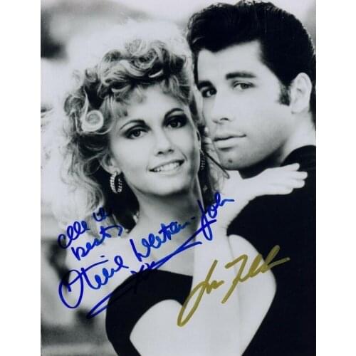Grease SIGNED PHOTO Art Film Print Silk Poster Home Wall Decor 24x36inch