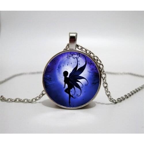 Glass Necklace Fairy Elf Handmade Personality Accessories Necklace Custom Glass Necklace Personal accessories