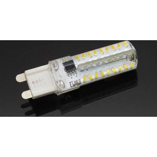 Dimmable G9 7W Led Silicone Lamp 3014 SMD 72 LEDs Corn Bulb Spot Light 220V 230V Replace 50W 60W Halogen Candle 5pcs/lot