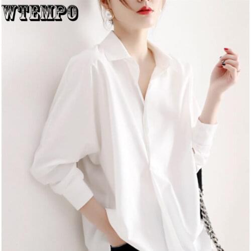 Женские белые рубашки WTEMPO China At AliExpress