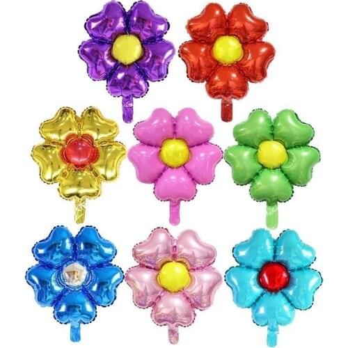 10Pcs/lot 18 Inch Foil Balloon For Kids Birthday Party Supplies Decoration Balloons Heart-shaped Petal Balloon