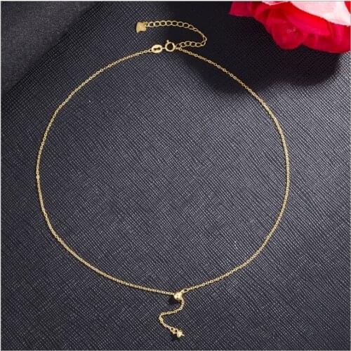 10pcs S925 sterling silver adjustable Pearl Half Hole necklace with positioning bead Y with O chain beaded handmade DIY Necklace