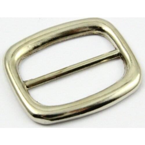 100 Pieces 19.5mm Nickel Color Metal Rectangle Slider Purse Bag Slider