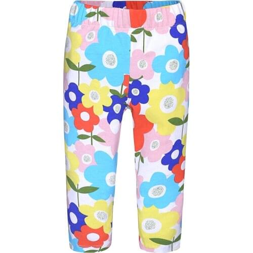 Spring & Autumn girls Leggings Toddler Baby Girls Skinny Pants Kids Leggings Cute floral Print girls Leggings 1-6 Years CP230