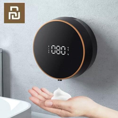 2021 Xiaomi LED Screen Automatic Induction Foaming Hand Washer Wash Automatic Soap 0.25s Infrared Sensor For Smart Homes