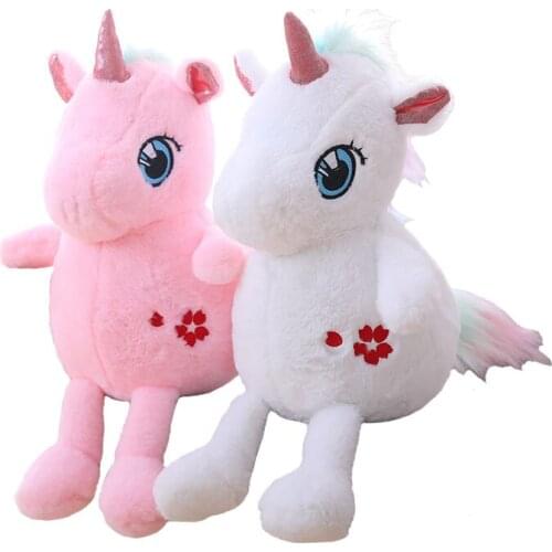 35/60cm Kawaii Big Stuffed Uncoin Toys friend Rainbow Plush Doll cute cartoon creative plush toy birthday chrismas gift for girl