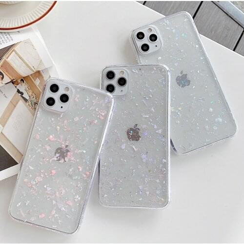 Glitter Shell Coque Capa Case for Huawei Mate 20 Lite Mate 9 10 30 Pro for Huawei Y9S Honor 9X V30 Pro Play Starry Phone Case