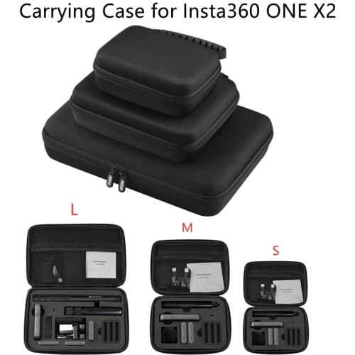 For Insta360 ONE X 2 Carrying Case Storage Bag Anti-collision Handbag Portable for Insta360 ONE X2 Panoramic Camera Accessories