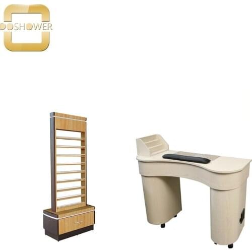 Doshower antique wood used manicure table