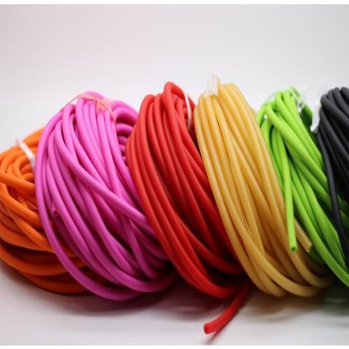 Resistance Band 10M A Piece Size 3060 3070 4070 Natural Rubber Band Latex Tube Pull Rope Tourniquet Rope exercise bands