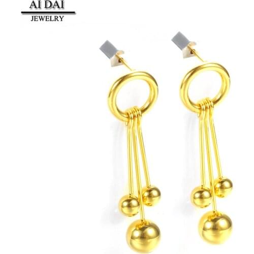 European and American personality earrings female jewelry Korean temperament long earrings simple mini earrings earrings