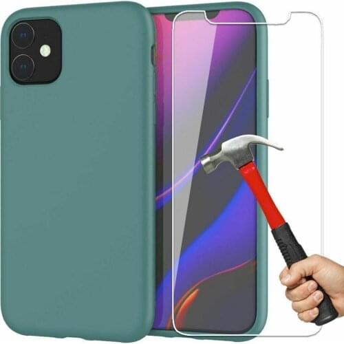 Ultra Antichoc Hybrid Coque For iPhone 11/11 Pro Max + Vitre écran Verre trempé