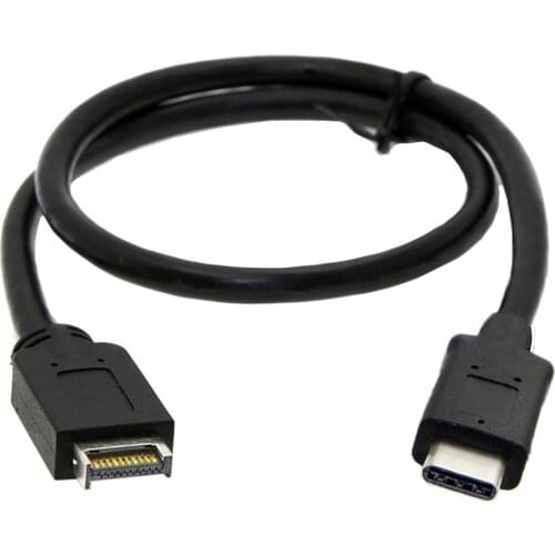 30cm desktop motherboard cable USB type-c female/male to Type e 20Pin male adapter mobile hard drive cable