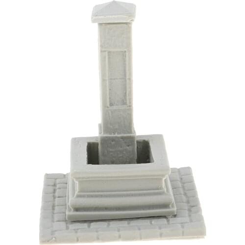 1/35 Garden Street Well Miniature - Paint By Yourself - Mini Resin Model Kit