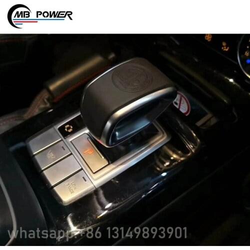 Handbrake gear knob cover for G wagon w463 g63 g65 g550 g500 g350 1990y~ A style stainless steel with factory price