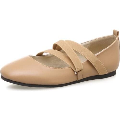 The new 2018 spring and summer leisure light mouth single shoes size code 33 womens shoes 1817-45 students