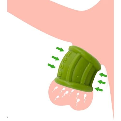 NEW Arrival Scrotum Testis Sleeve Cock Ring Soft Silicone Ball Stretcher For Men Time Delay Intimate Goods Ring On The Penis