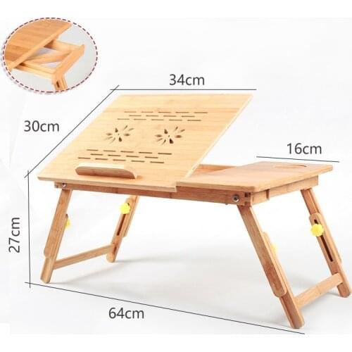 Tafel Support Ordinateur Portable Office Furniture Pliante Bambu Laptop Stand Mesa Tablo Bedside Study Table Computer Desk