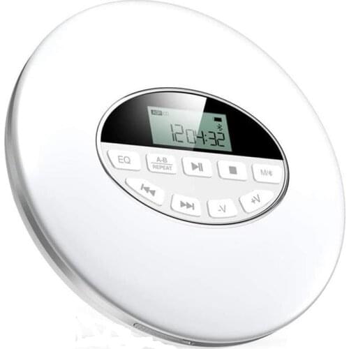 Portable CD Player Headphone HiFi Music Reproductor CD Walkman Discman Player for Home Travel and Car