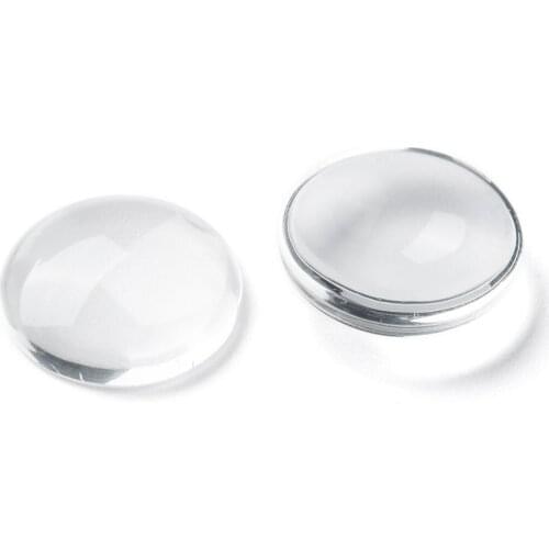 Brass Blank Base Clip-on Earring Cabochon Setting Components for Non-Pierced Ears Flat Round Tray: 12mm; 17~20x12mm