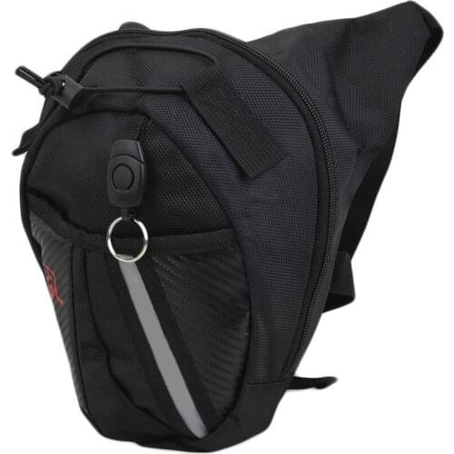 Oxford Cloth Motorcycle Scooter Riding Drop Leg Clip Waist Racing Bag Pack